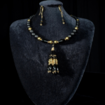 Onyx Tassel Jewelry Set
