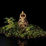 Layered Filigree Egg Chain Necklace Elegant Vintage
