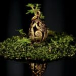 Layered Filigree Egg Chain Necklace Elegant Vintage