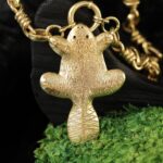 Gold Platypus Chunky Chain Necklace