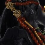 Ethiopian Carnelian Cross Statement Necklace