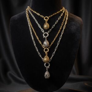 Mini Pysanka Jewelry Necklace
