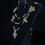 Onyx & 18K Gold-Plated Ethiopian Cross Set