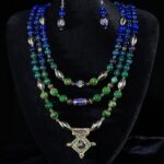 18K Malachite Lapis Set