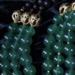 Green Agate Lava Stone Ethnic Jewelry Set