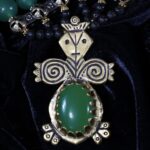 Green Agate Lava Stone Ethnic Jewelry Set