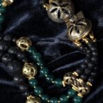 Green Agate Lava Stone Ethnic Jewelry Set