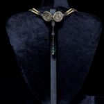 Green Aventurine Brass Tribal Jewelry Set