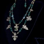 Green Aventurine Brass Tribal Jewelry Set