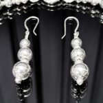 Vintage Silver Filigree Graduated Orb Jewelry Set