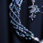 Black Baroque Pearl Multi-Strand Jewelry Set