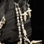 Blush Pearl Silver Crucifix Heritage Necklace Set