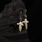 Blush Pearl Silver Crucifix Heritage Necklace Set