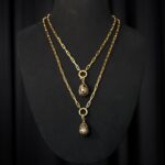 Layered Egg Chain Necklace