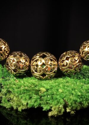 Brass beads — handmade jewelry by Frolov Jewels (view 2)