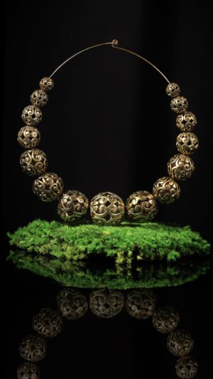 Brass beads — handmade jewelry by Frolov Jewels (view 4)
