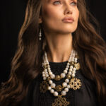 Ethiopian Ivory Cross Necklace — handmade jewelry by Frolov Jewels (view 5)