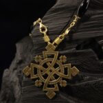 Ethiopian Orthodox Onyx Necklace — handmade jewelry by Frolov Jewels