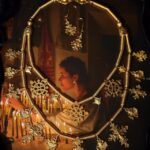 Gold-plated zgarda set — handmade jewelry by Frolov Jewels