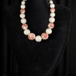 Ukrainian Floral Bead Necklace — handmade jewelry by Frolov Jewels (view 2)