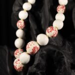 Ukrainian Floral Bead Necklace — handmade jewelry by Frolov Jewels (view 3)