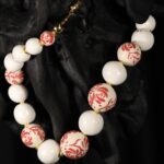 Ukrainian Floral Bead Necklace — handmade jewelry by Frolov Jewels (view 5)