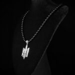 Ukrainian Trident Onyx Pendant — handmade jewelry by Frolov Jewels (view 3)