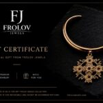 Electronic certificate — handmade jewelry by Frolov Jewels