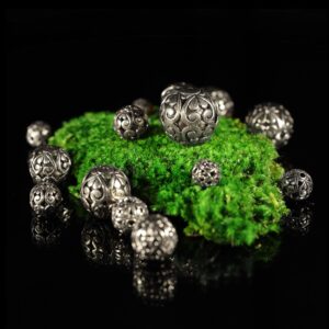 Nickel-silver beads — handmade jewelry by Frolov Jewels