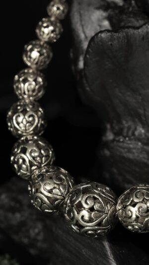 Nickel-silver beads — handmade jewelry by Frolov Jewels (view 3)