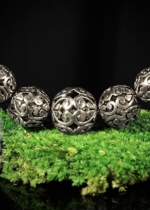 Nickel-silver beads — handmade jewelry by Frolov Jewels (view 4)