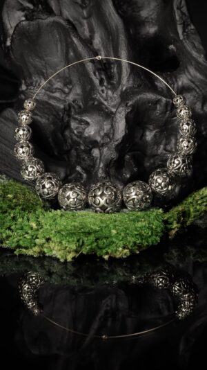 Nickel-silver beads — handmade jewelry by Frolov Jewels (view 5)