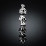 Silver bear pendant — handmade jewelry by Frolov Jewels (view 5)