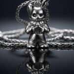 Silver rabbit pendant — handmade jewelry by Frolov Jewels