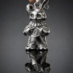 Silver rabbit pendant — handmade jewelry by Frolov Jewels