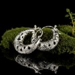 KARB. Sterling silver earrings — handmade jewelry by Frolov Jewels