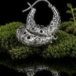 KARB. Sterling silver earrings — handmade jewelry by Frolov Jewels (view 2)