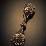 Kniazha Chepraha — small clasp with hook — handmade jewelry by Frolov Jewels (view 2)