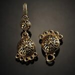 Kniazha Chepraha — small clasp with hook — handmade jewelry by Frolov Jewels (view 3)