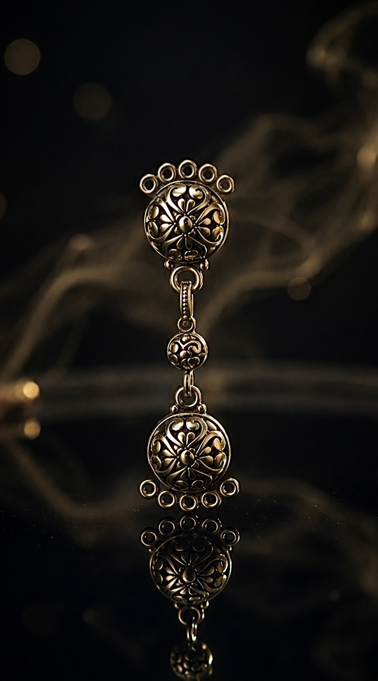 Kniazha Chepraha — small clasp with hook — handmade jewelry by Frolov Jewels