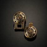 Kniazha Chepraha — small round clasp — handmade jewelry by Frolov Jewels (view 3)