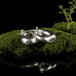 LUNA. Sterling silver earrings — handmade jewelry by Frolov Jewels (view 3)