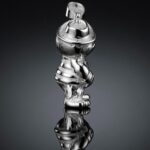 Silver bear pendant — handmade jewelry by Frolov Jewels (view 5)