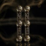 Spacer bar — five holes, pair — handmade jewelry by Frolov Jewels