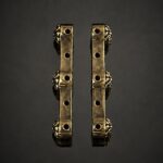 Spacer bar — five holes, pair — handmade jewelry by Frolov Jewels (side view)