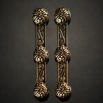 Spacer bar — five holes, pair — handmade jewelry by Frolov Jewels (view 2)