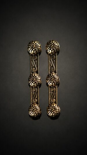 Spacer bar — five holes, pair — handmade jewelry by Frolov Jewels (view 2)