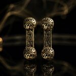 Spacer bar — three holes, pair — handmade jewelry by Frolov Jewels