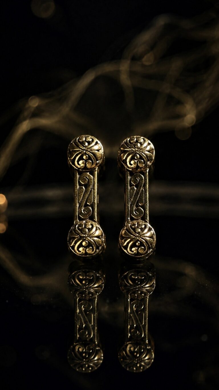 Spacer bar — three holes, pair — handmade jewelry by Frolov Jewels