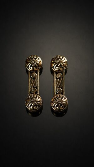 Spacer bar — three holes, pair — handmade jewelry by Frolov Jewels (view 2)